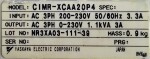 Yaskawa CIMR-XCAA20P4